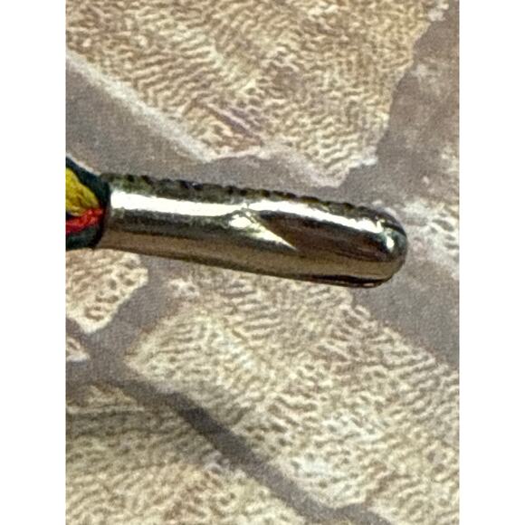 ADJUSTABLE RASTACLAT BRAIDED BRACELET GREEN YELLOW RED - Picture 6 of 6